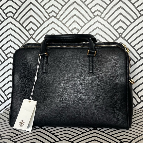 Tory Burch Georgia Double Zip Satchel - Picture 3 of 6